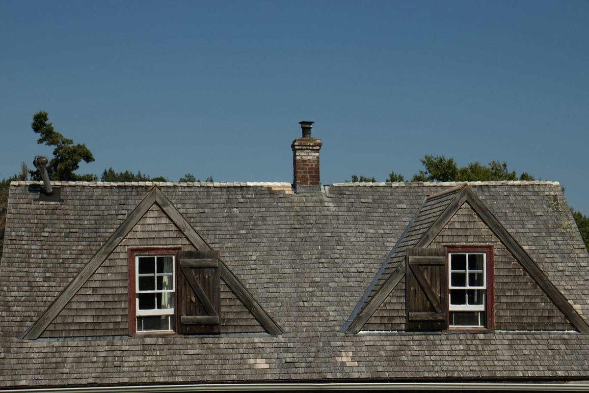Clean, completed residential roof after a full replacement